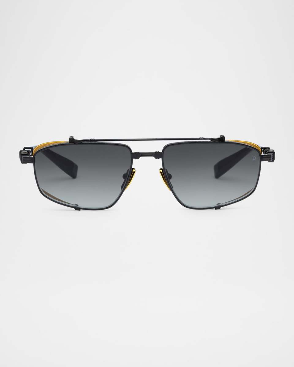 Brigade-V Aviator Titanium Sunglasses